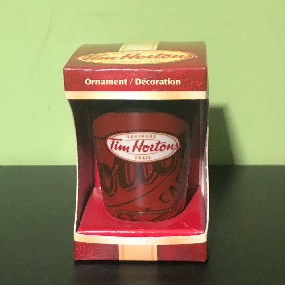 ☕️[2/$25] [BRAND NEW] 2010 TIM HORTONS COFFEE CUP MUG CHRISTMAS HOLIDAY ORNAMENT